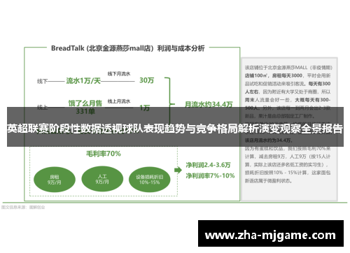 英超联赛阶段性数据透视球队表现趋势与竞争格局解析演变观察全景报告