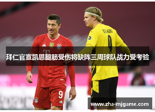 拜仁官宣凯恩腿筋受伤将缺阵三周球队战力受考验 拜仁官宣凯恩腿筋受伤将缺阵三周球队战力受考验